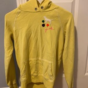 yellow PINK sweatshirt